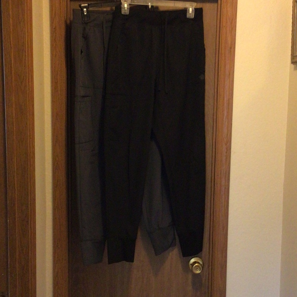 Dickies Black and Gray Scrubs 2 pair